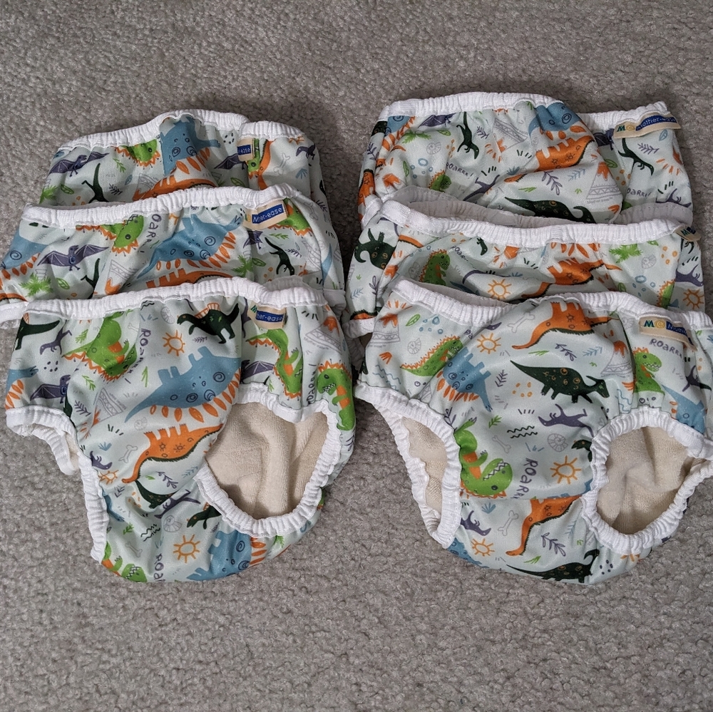 Reusable Dino Print Training Pants for Kids - Pack